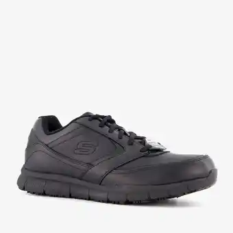Scapino Skechers Nampa heren werkschoenen zwart aanbieding