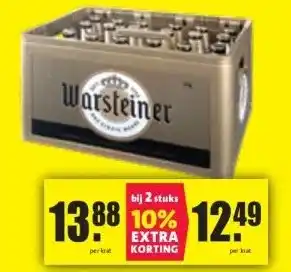 Nettorama Warsteiner. bier aanbieding