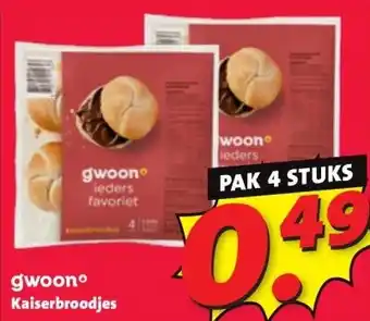 Nettorama gwoon° Kaiserbroodjes aanbieding