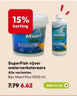 Pets Place SuperFish vijver waterverbeteraars aanbieding