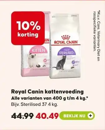 Pets Place Royal Canin kattenvoeding aanbieding