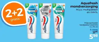 Trekpleister Aquafresh mondverzorging M.u.v. multipakken aanbieding