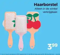 Trekpleister Haarborstel Alleen in de winkel verkrijgbaar. aanbieding