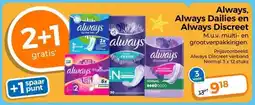 Trekpleister Always Dailies en Always Discreet aanbieding