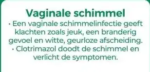 Trekpleister Vaginale schimmel aanbieding