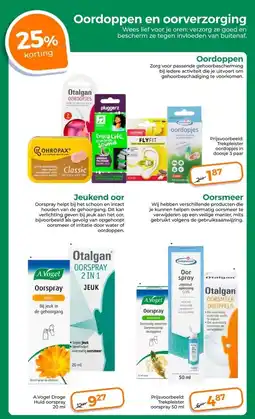 Trekpleister Oordoppen en oorverzorging aanbieding