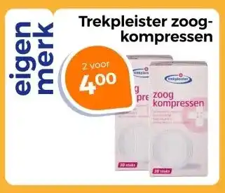 Trekpleister Trekpleister zoog- kompressen aanbieding