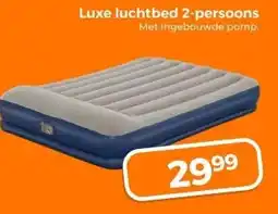 Trekpleister Luxe luchtbed 2-persoons Met ingebouwde pomp. aanbieding