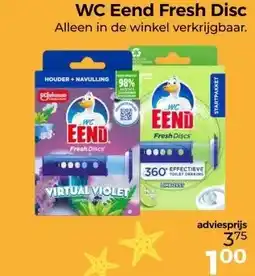 Trekpleister WC Eend Fresh Disc Alleen in de winkel verkrijgbaar. aanbieding