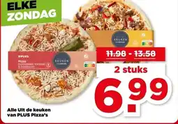 PLUS Alle Uit de keuken van PLUS Pizza's aanbieding