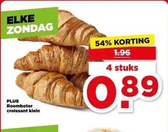 PLUS PLUS Roomboter croissant klein aanbieding