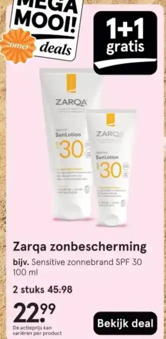 Etos Zarqa zonbescherming aanbieding