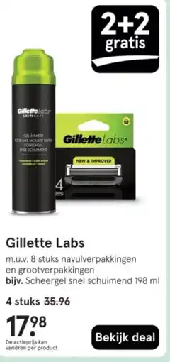Etos Gillette Labs aanbieding