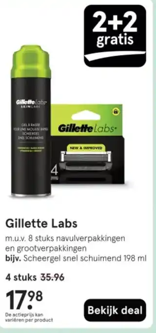 Etos Gillette Labs aanbieding