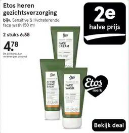 Etos Etos heren gezichtsverzorging aanbieding