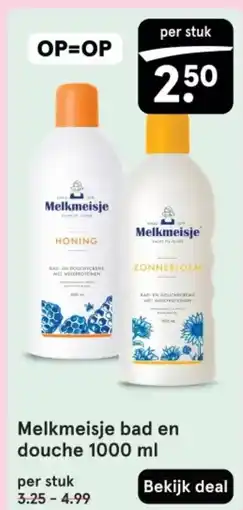 Etos Melkmeisje bad en douche aanbieding
