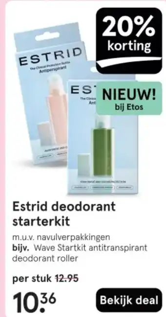 Etos Estrid deodorant starterkit aanbieding