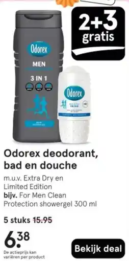Etos Odorex deodorant, bad en douche aanbieding