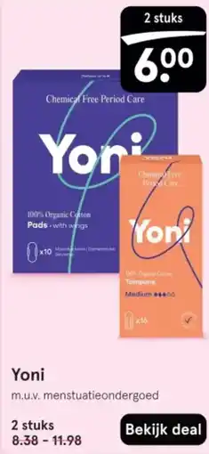 Etos Yoni aanbieding