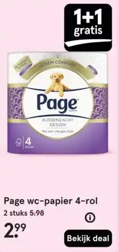 Etos Page wc-papier 4 rol aanbieding