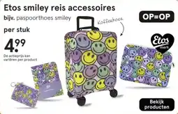 Etos Etos smiley reis accessoires aanbieding
