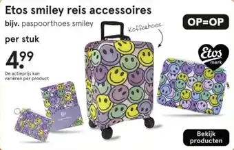 Etos Etos smiley reis accessoires aanbieding