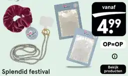 Etos Splendid festival aanbieding