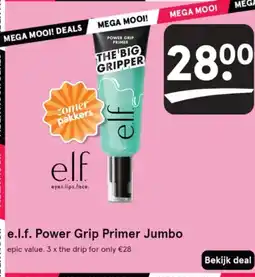Etos e.l.f. Power Grip Primer Jumbo aanbieding