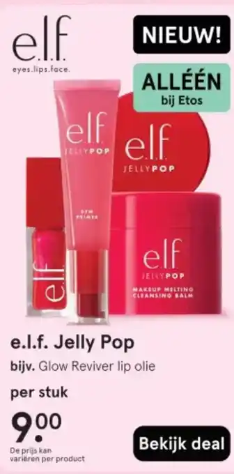 Etos e.l.f. Jelly Pop aanbieding