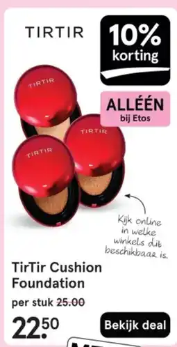 Etos TirTir Cushion Foundation aanbieding