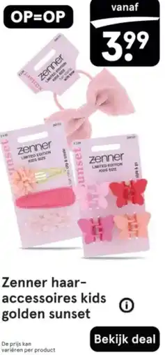 Etos Zenner haar accessoires kids golden sunset aanbieding