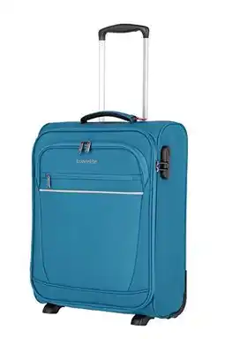 Amazon Travelite Cabin 2w boordtrolley koffer, 52 cm, turquoise, 52 cm, koffer aanbieding