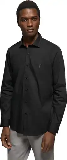 Amazon Polo Club Hemd Popelin Slim Fit Heren met Logo - 100% Katoen - Shirt for Men Coton aanbieding