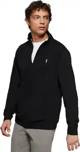 Amazon Polo Club Sweatshirt Katoen met Rits Heren aanbieding