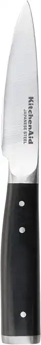 Amazon KitchenAid Gourmet 9cm / 3½ Inch Peeling Knife, Sharp High-Carbon Japanese Steel aanbieding