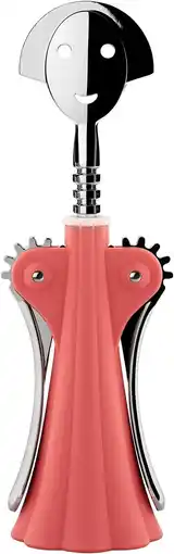 Amazon Alessi Anna G. AM01 P - Design kurkentrekker, in thermoplastische hars en verchroomde Zamak, roze aanbieding