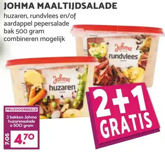 Coop Johma maaltijdsalade aanbieding