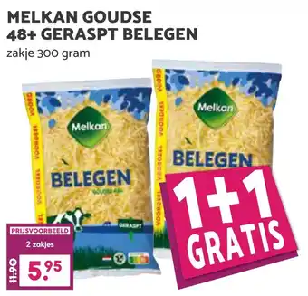Coop Melkan goudse 48+ geraspt belegen aanbieding