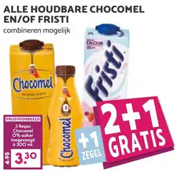 Coop ALLE HOUDBARE CHOCOMEL EN/OF FRISTI aanbieding