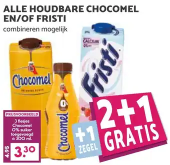 Coop ALLE HOUDBARE CHOCOMEL EN/OF FRISTI aanbieding