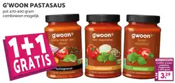 Coop G'woon pastasaus aanbieding