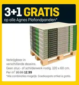 Hubo op alle Agnes Plafondpanelen* aanbieding