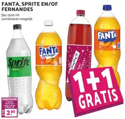 Coop Fanta, sprite en, of fernandes aanbieding