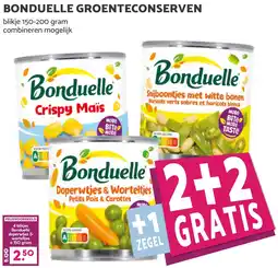 Coop Bonduelle groenteconserven aanbieding