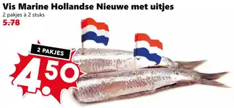 Coop Vis Marine Hollandse Nieuwe met uitjes aanbieding