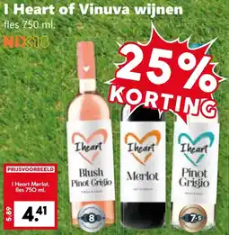 Coop I Heart of Vinuva wijnen aanbieding