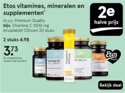 Etos Etos vitamines, mineralen en supplementen aanbieding