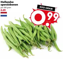 Coop Hollandse sperziebonen aanbieding