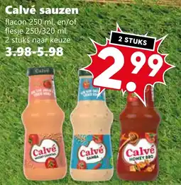 Coop Calvé sauzen aanbieding