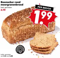 Coop Boonacker rond meergranenbrood aanbieding